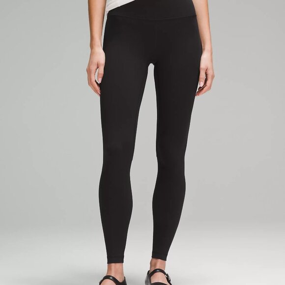 LULULEMON ALIGN HIGH RISE PANT 28" BLACK YOGA NULU FABRIC BUTTERY SOFT SZ 2 NWT - Picture 7 of 14